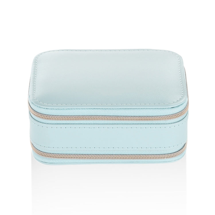 Sp01167 Zipper Leather Jewelry Storage Box