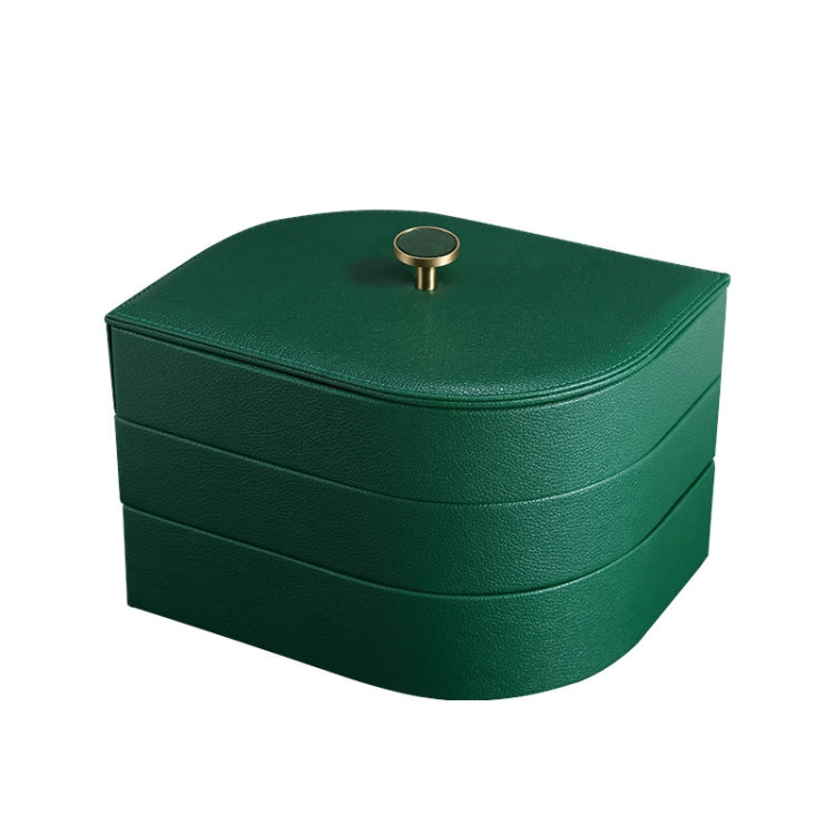 Sp01193 Three-Layer Large-Capacity Leather Jewelry Box