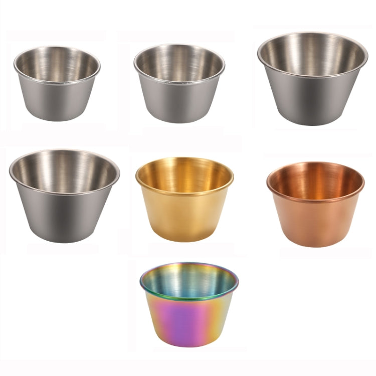 5 PCS Stainless Steel Tortilla Salad Tomato Sauce Cup, Specificationï¼š 304 Small