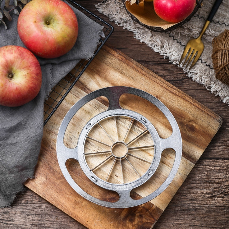 Stainless Steel Round Apple Slicer Fruit Divider, Color: 12 Cuts (Blue)