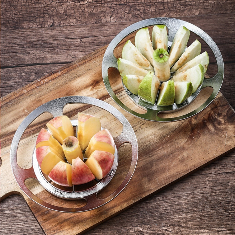 Stainless Steel Round Apple Slicer Fruit Divider, Color: 12 Cuts (Blue)