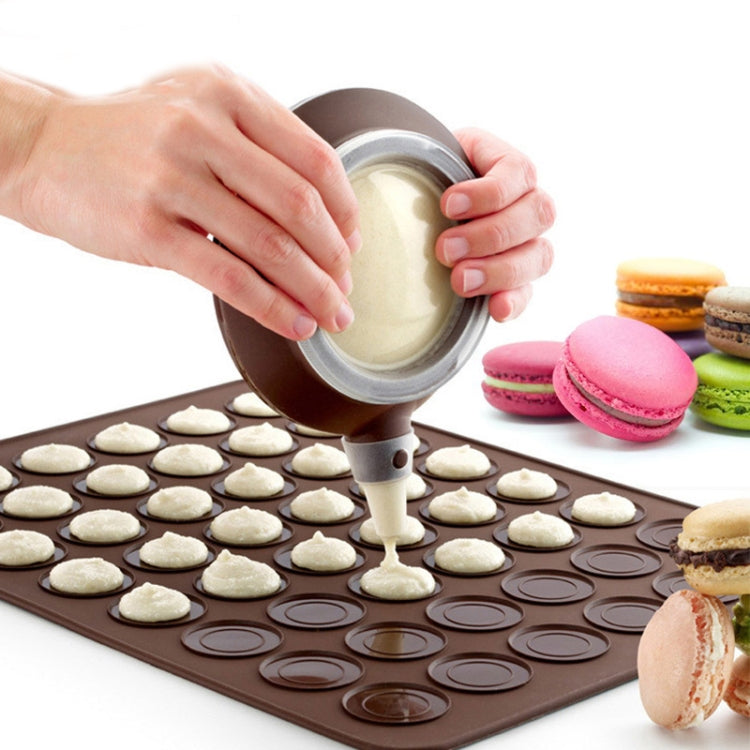 38 X 28cm 48-Hole Silicone Macaron Baking Mat Set