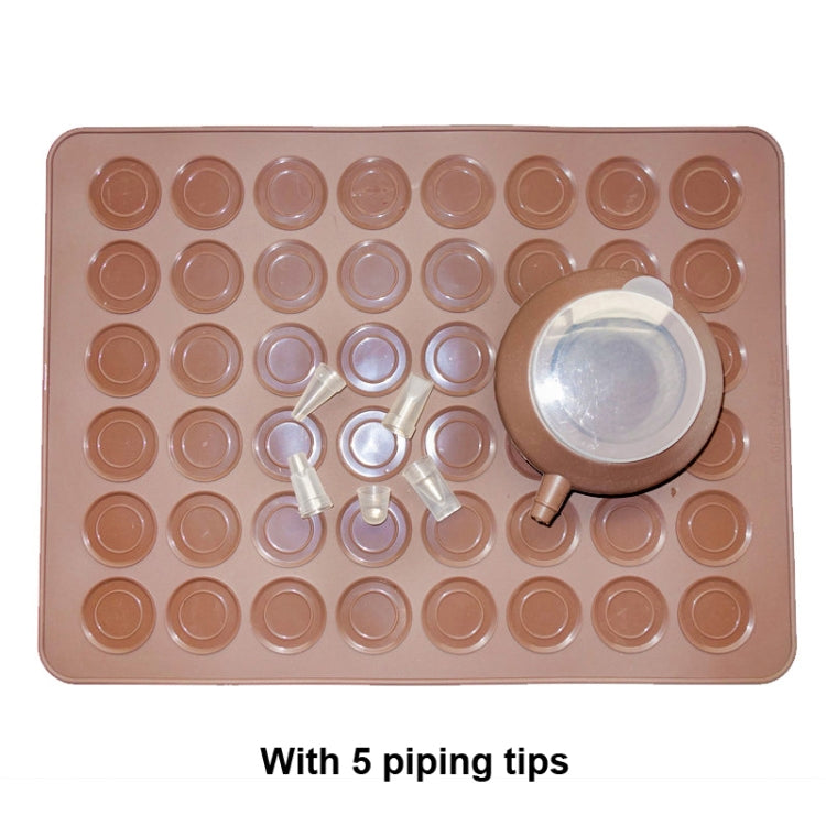 38 X 28cm 48-Hole Silicone Macaron Baking Mat Set