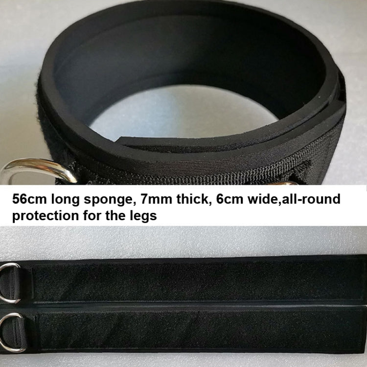 A Pair Leg Explosive Strength Trainer Thigh Training Straps(Black)