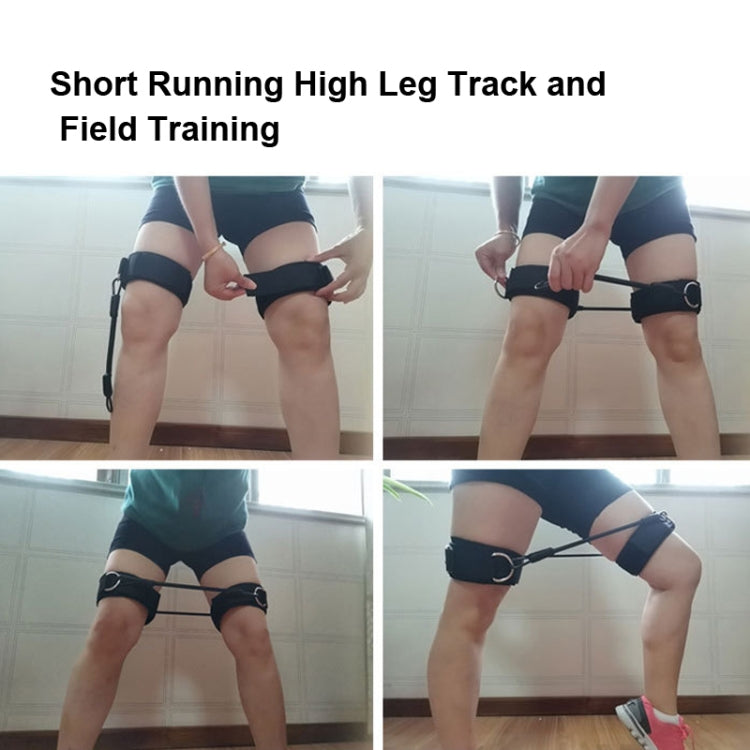 A Pair Leg Explosive Strength Trainer Thigh Training Straps(Black)