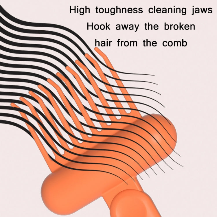3 PCS Comb Curling Iron Hollow Cleaning Brush, Specification: 17x5.5cm