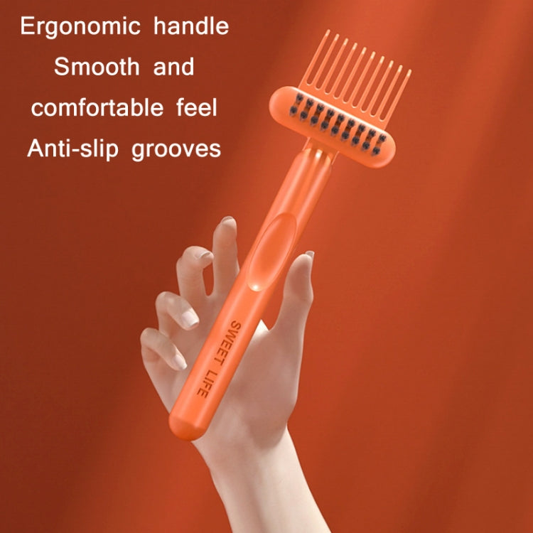 3 PCS Comb Curling Iron Hollow Cleaning Brush, Specification: 17x5.5cm