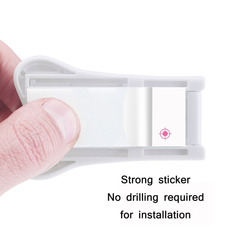 4 PCS Children Sliding Rail Door And Window Safety Lock(White)