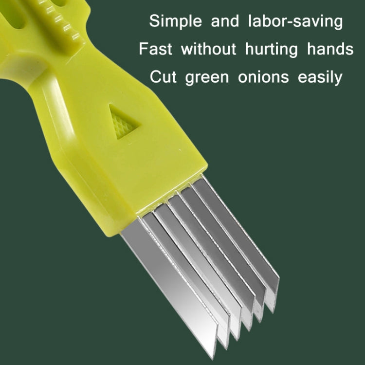 5 PCS Home Kitchen Multifunctional Green Onion Peeler