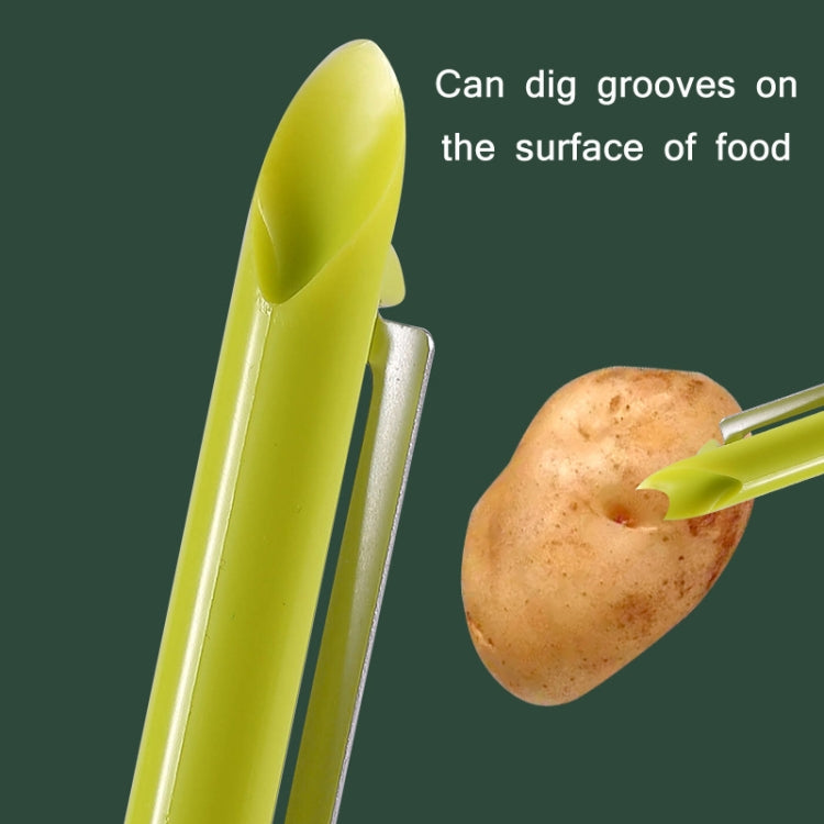 5 PCS Home Kitchen Multifunctional Green Onion Peeler