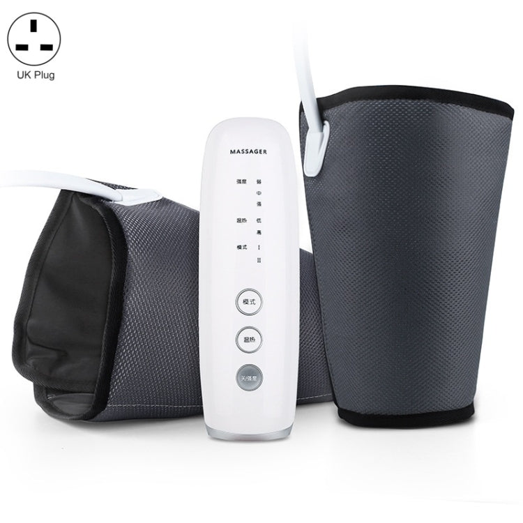 Electric Hot Compress Air Wave Leg Massager, Specification: Grey(UK Plug English)