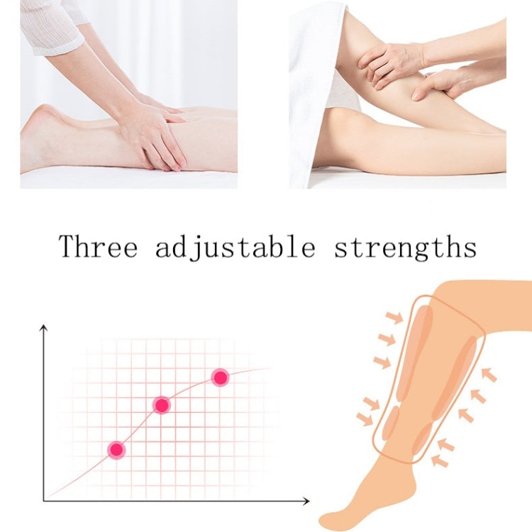 Electric Hot Compress Air Wave Leg Massager, Specification: Grey(UK Plug English)