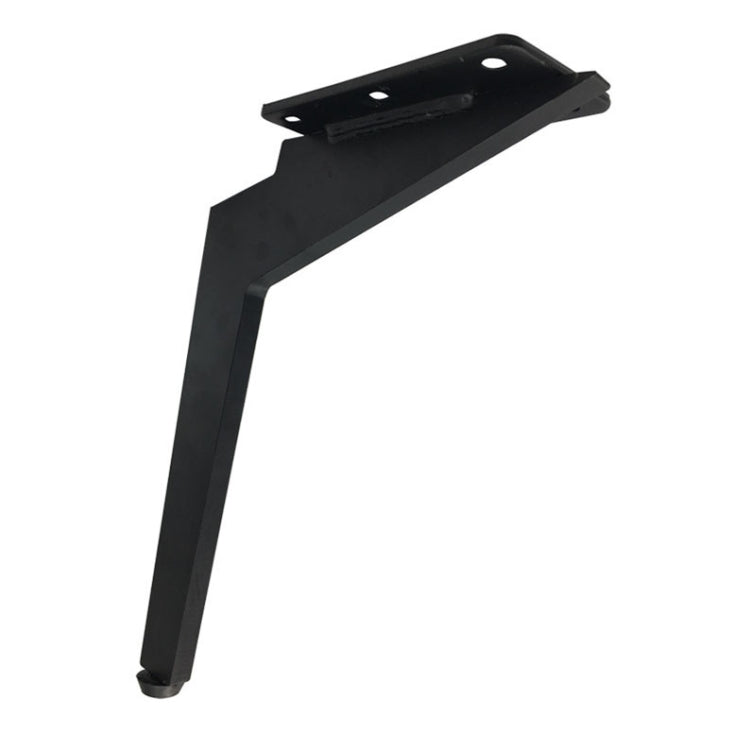 LH-DJ08 Adjustable Knife Shape Metal Furniture Support Legs, Height: 16.5cm(Matte Black)