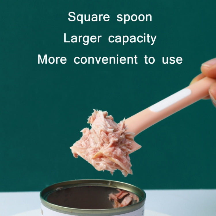 4 PCS Cat & Dog Wet Food Mixing Canned Long Handle Spoon