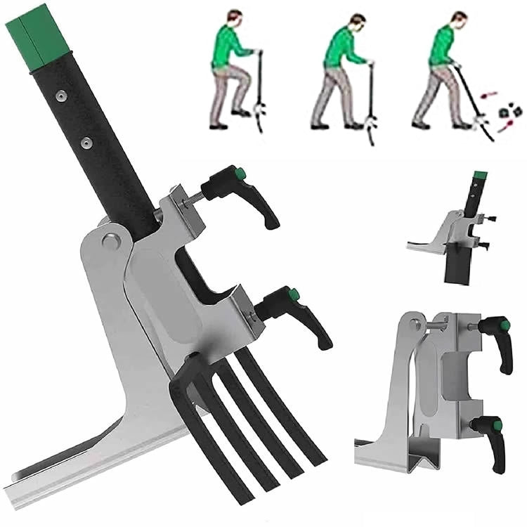 H018 Portable Outdoor Gardening Foot Weeding Aid(As Show)