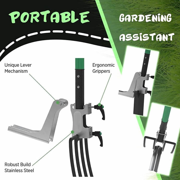 H018 Portable Outdoor Gardening Foot Weeding Aid(As Show)