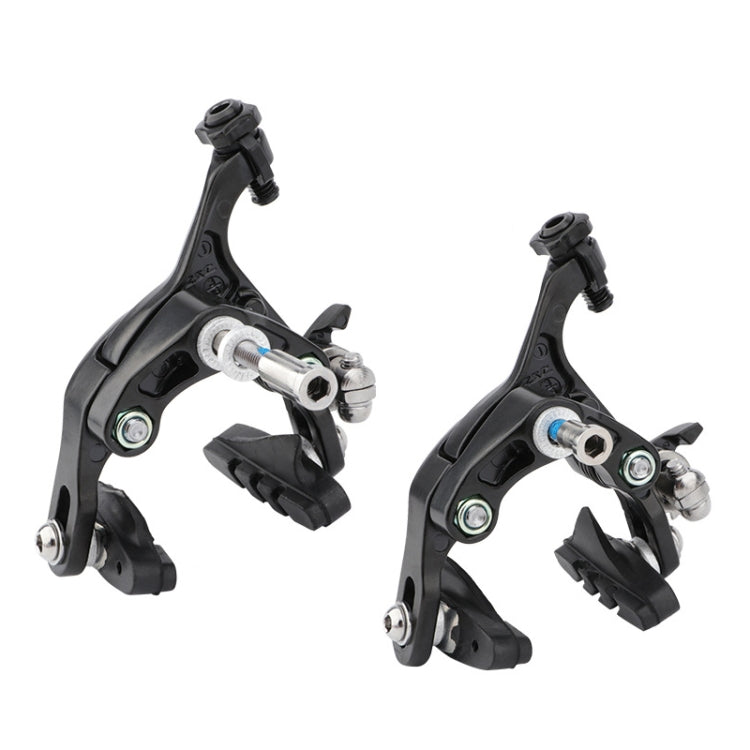 Meroca Bicycle Aluminum Alloy C Brake, Color: Black Front+Rear
