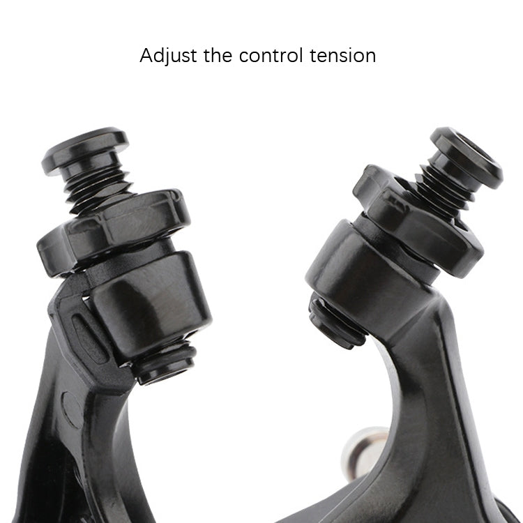 Meroca Bicycle Aluminum Alloy C Brake, Color: Black Single Rear