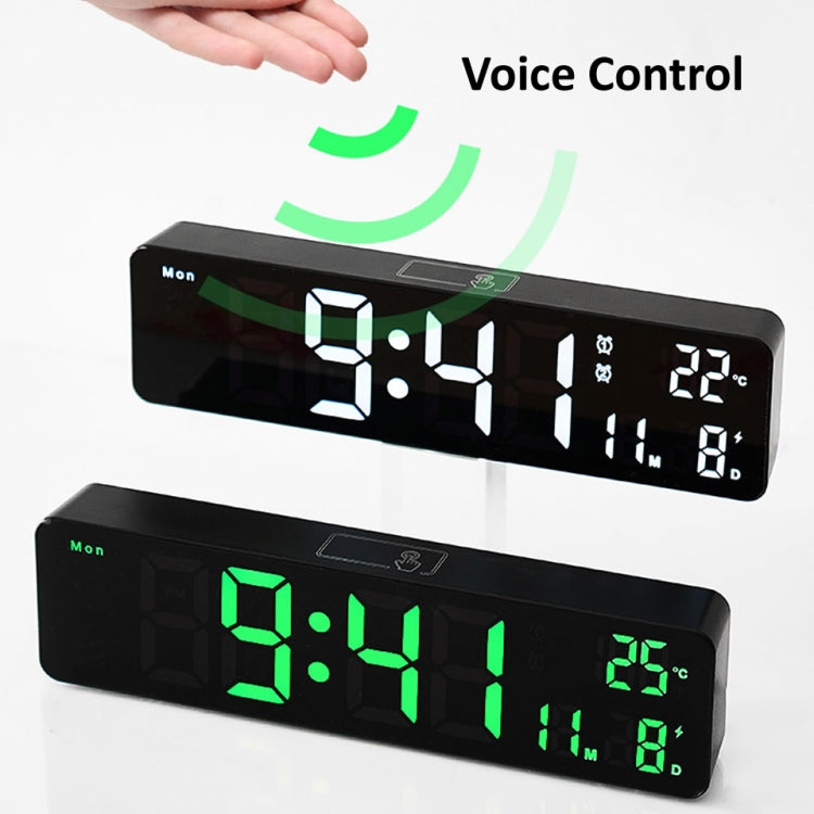 6625D LED Digital Alarm Clock Luminous Desktop Timer Temperature Display Alarm Clock