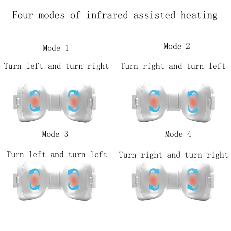 Electric Heating Cervical Massager, Specification: English(White)