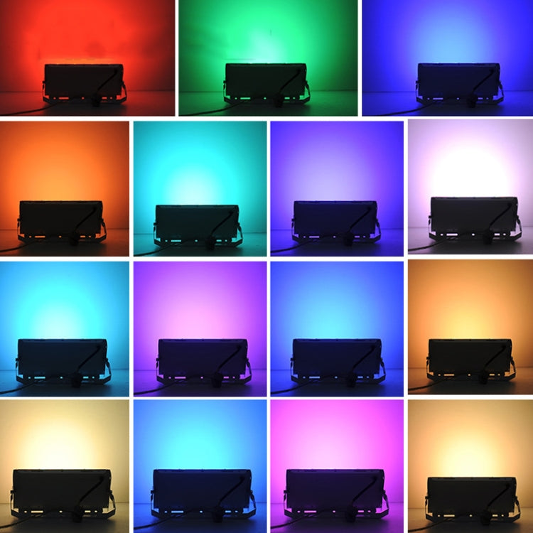 50W LED RGB Waterproof Ultra-light Outdoor Flood Light with Remote Control