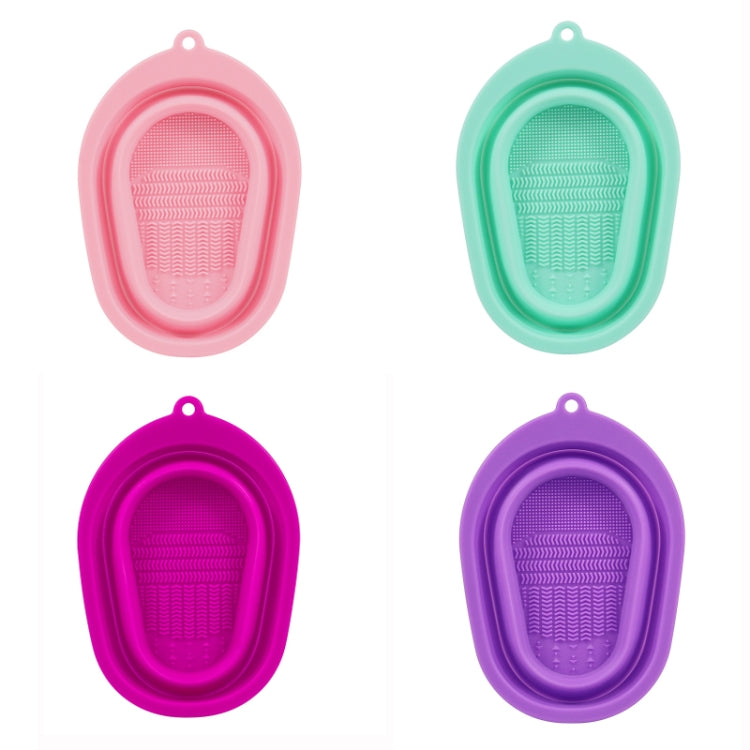 2 PCS Silicone Makeup Brush Puff Cleaning Pad