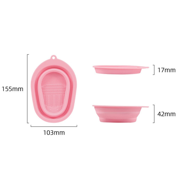 2 PCS Silicone Makeup Brush Puff Cleaning Pad