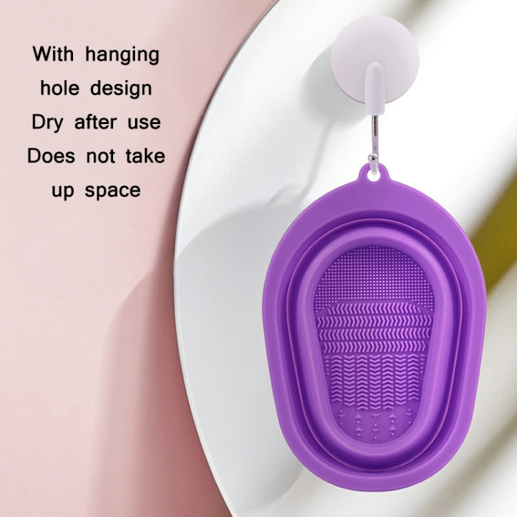 2 PCS Silicone Makeup Brush Puff Cleaning Pad