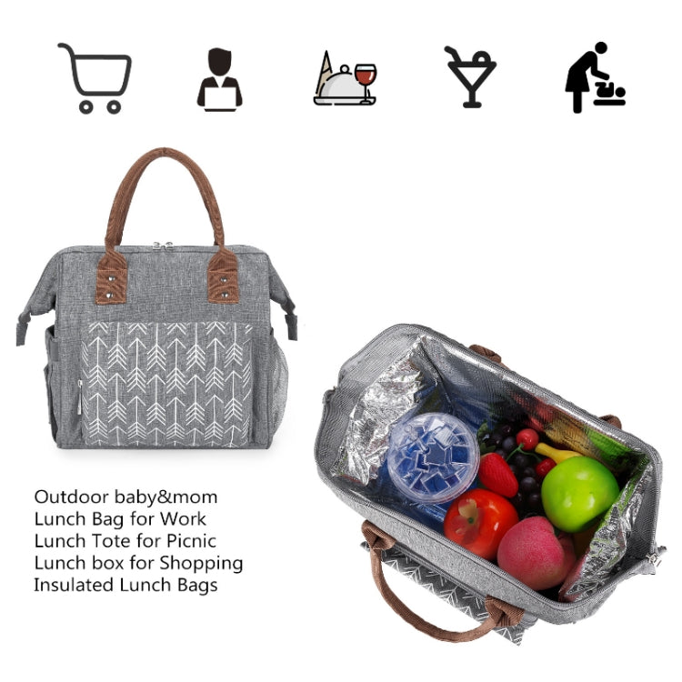 Lunch Bag Shopping Picnic Aluminum Film Waterproof Ice Bag