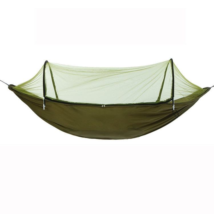 Outdoor Camping Anti-Mosquito Quick-Opening Hammock, Spec: Single (Army Green)