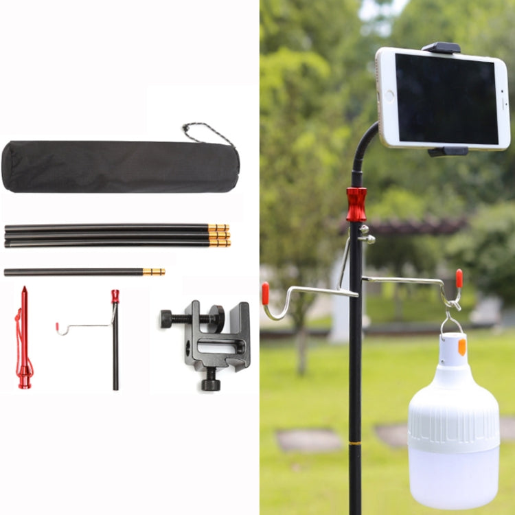 Outdoor Camping Folding Light Pole Fixing Bracket, Spec: Single Hook