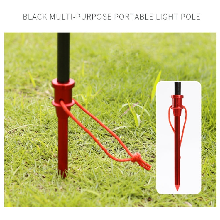Outdoor Camping Folding Light Pole Fixing Bracket, Spec: Double Hook + Phone Holder