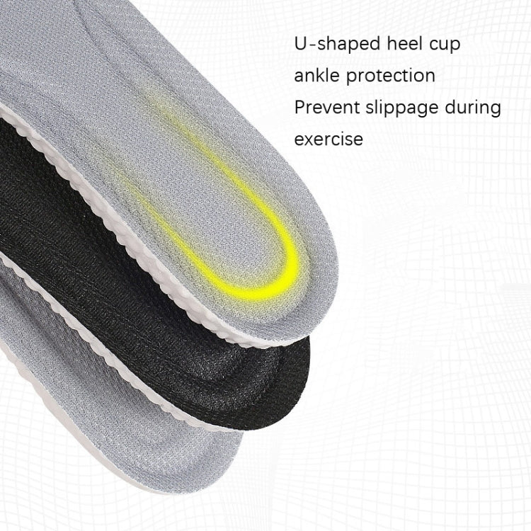 2 Pairs Lightweight Porous Breathable Full Pad, Size: 39/40