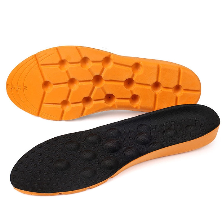 2 Pairs Sweat-Absorbent Breathable Shock Absorbing Full Pad, Size: L 43-46 Yard(Black)