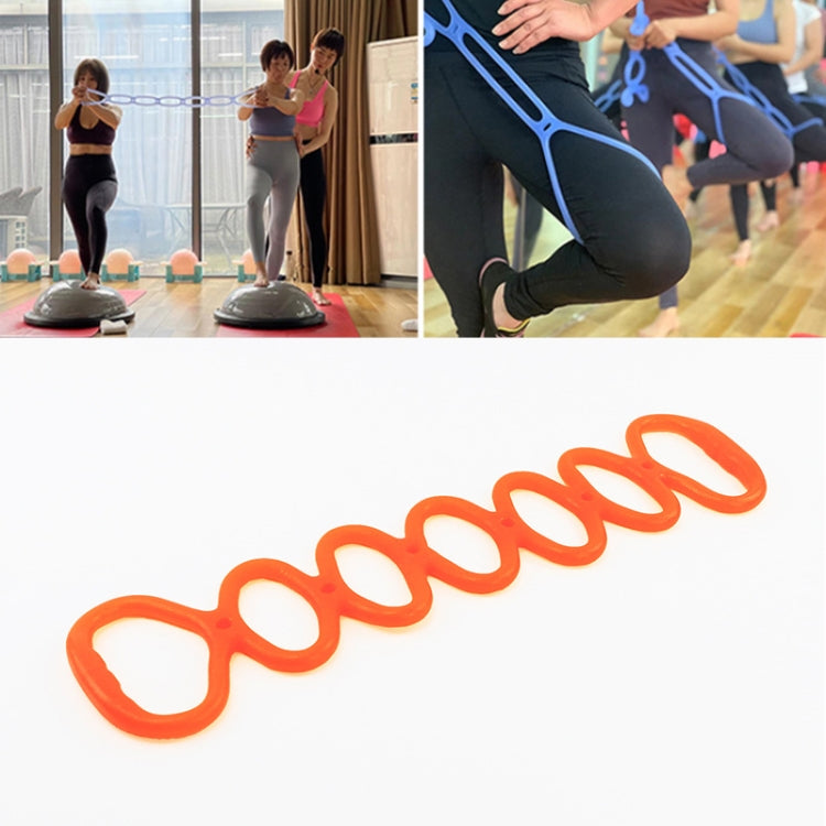 Jelly Seven-Hole Elastic Silicone Yoga Resistance Band