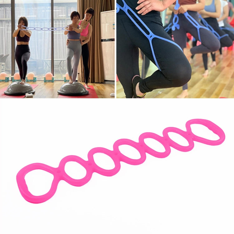 Jelly Seven-Hole Elastic Silicone Yoga Resistance Band