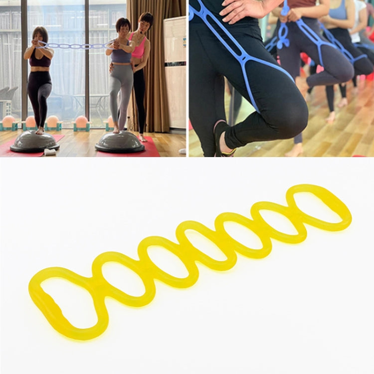 Jelly Seven-Hole Elastic Silicone Yoga Resistance Band