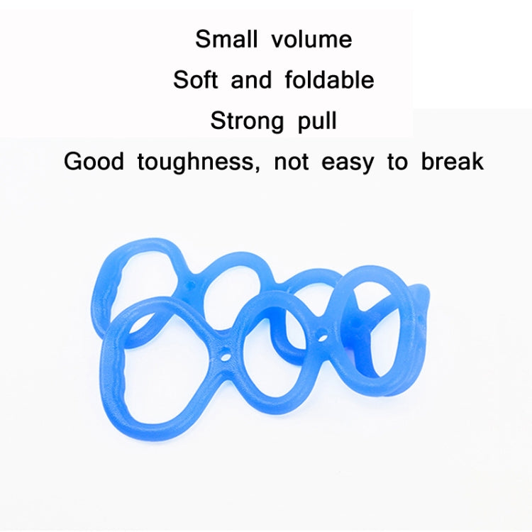 Jelly Seven-Hole Elastic Silicone Yoga Resistance Band