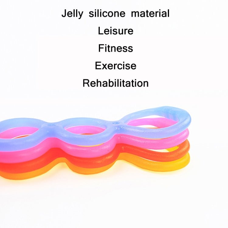 Jelly Seven-Hole Elastic Silicone Yoga Resistance Band