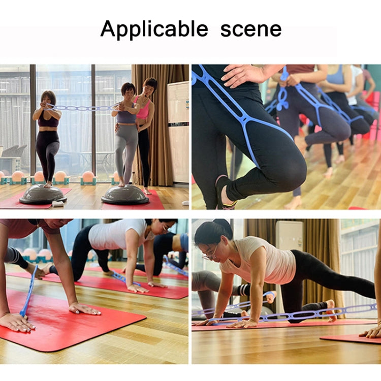 Jelly Seven-Hole Elastic Silicone Yoga Resistance Band