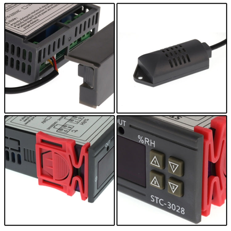 STC-3028 110-220V AC Intelligent Digital Display Temperature And Humidity Controller