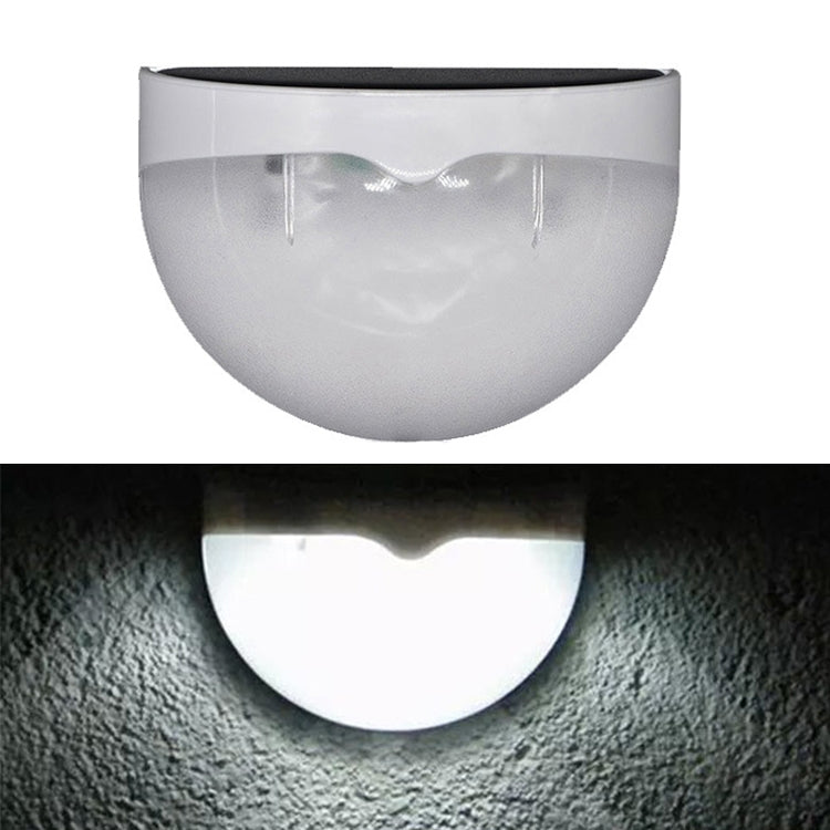 N760B 6 LEDs Outdoor Rain-Proof Solar Semicircular Sensing Wall Light