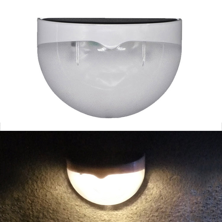 N760B 6 LEDs Outdoor Rain-Proof Solar Semicircular Sensing Wall Light