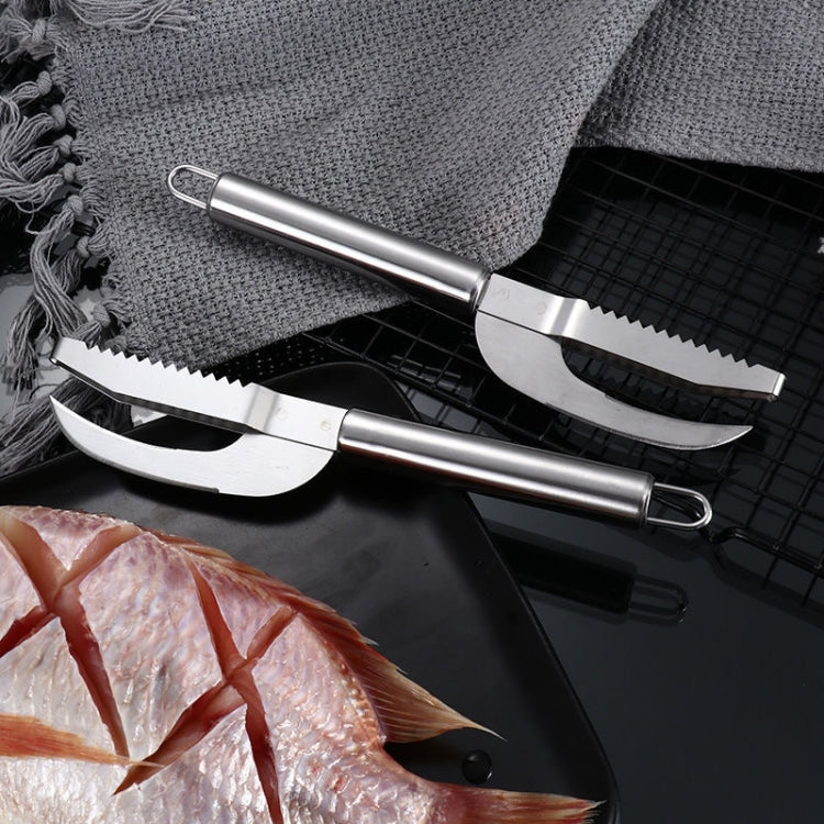 4 PCS Stainless Steel Scraper Fish Maw Knife Gill Planer, Specification: 410 Ordinary