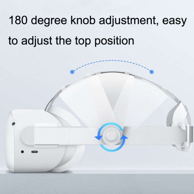 Adjustable VR Glasses Comfort Headband Set For Oculus Quest2(As Show)