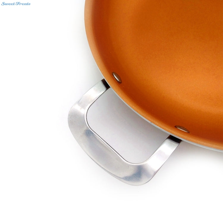Non-stick Copper Frying Pan Ceramic Coating Induction Cooking Pan