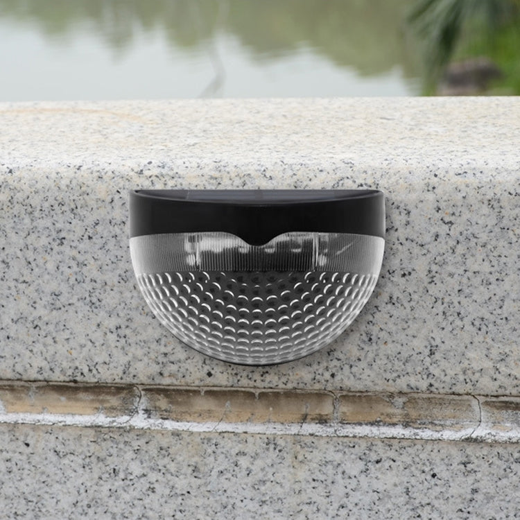 N760B 6 LEDs Outdoor Solar Water Drop Two-color Fence Light