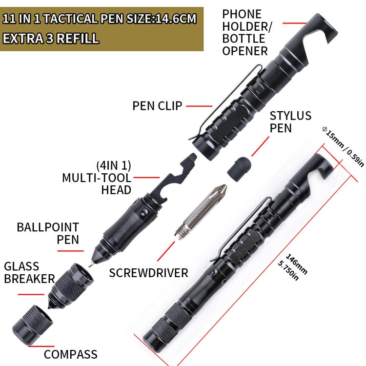 Multifunctional Self Defense Pen Outdoor Survival Tool