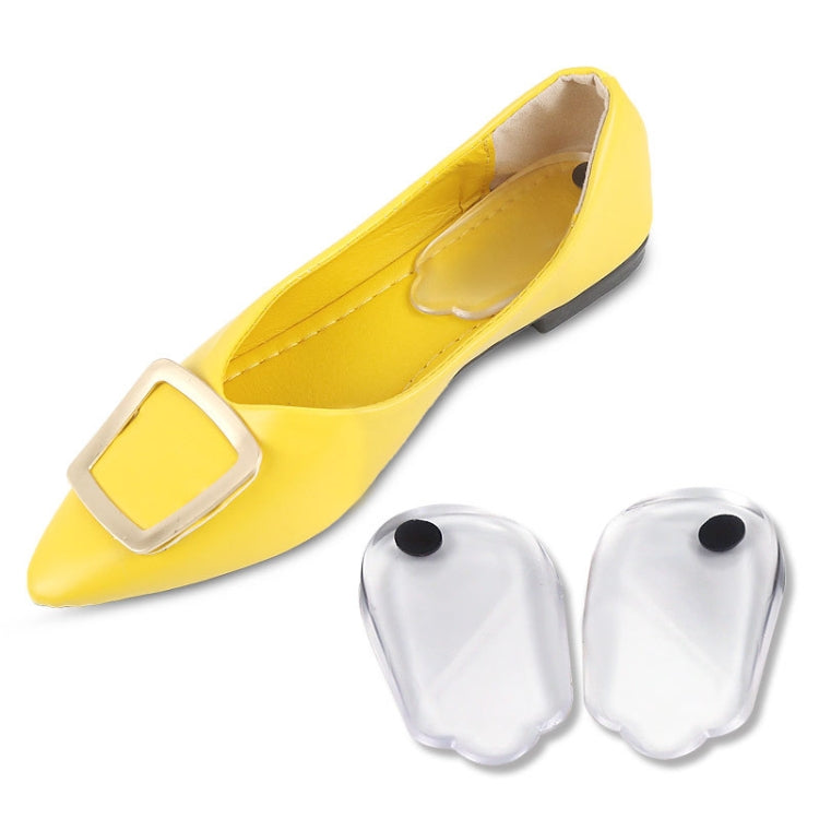 10 PCS Inverted Magnet Correction Heel Pad, Size: M 35-39 Code(Transparent)