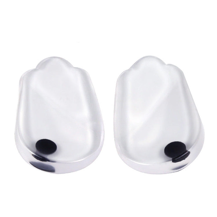 10 PCS Inverted Magnet Correction Heel Pad, Size: M 35-39 Code(Transparent)